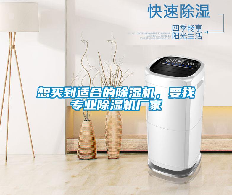 想買到適合的除濕機，要找專業除濕機廠家