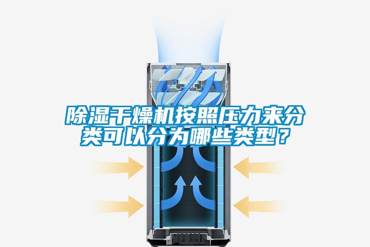 除濕干燥機按照壓力來分類可以分為哪些類型？