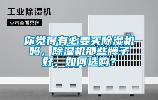 你覺(jué)得有必要買除濕機(jī)嗎，除濕機(jī)那些牌子好，如何選購(gòu)？