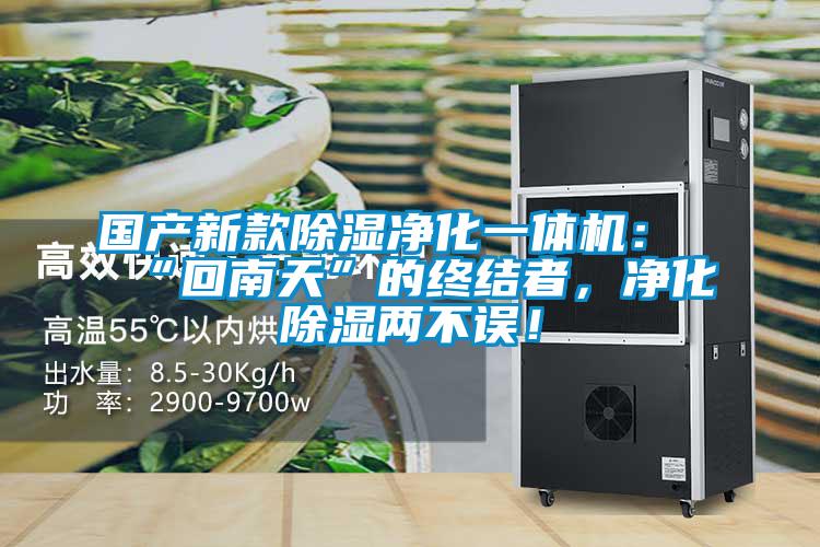 國(guó)產(chǎn)新款除濕凈化一體機(jī)：“回南天”的終結(jié)者，凈化除濕兩不誤！