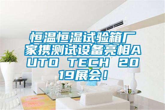 恒溫恒濕試驗(yàn)箱廠家攜測試設(shè)備亮相AUTO TECH 2019展會(huì)！