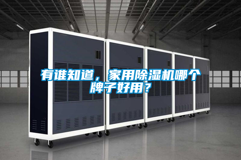 有誰知道，家用除濕機哪個牌子好用？