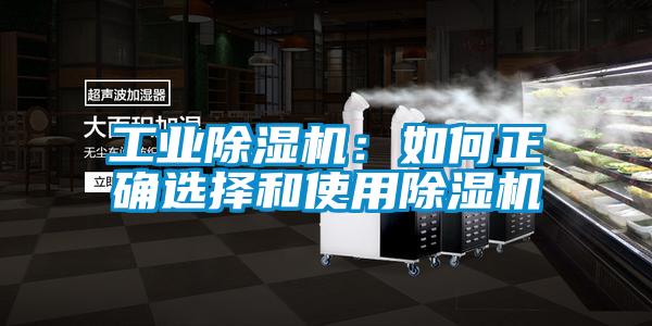 工業除濕機：如何正確選擇和使用除濕機