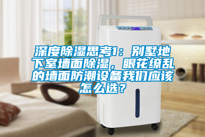 深度除濕思考1：別墅地下室墻面除濕，眼花繚亂的墻面防潮設備我們應該怎么選？