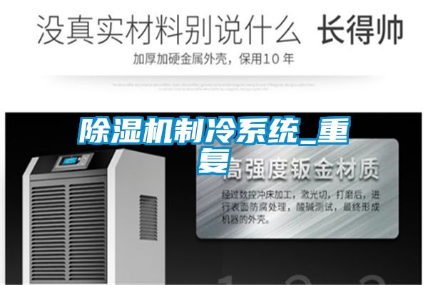 除濕機制冷系統(tǒng)_重復